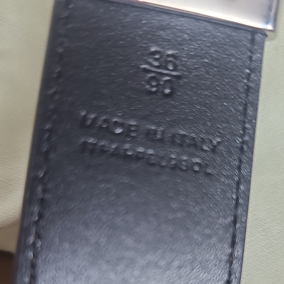 Burberry Tan and Red Checkered Men\'s Belt